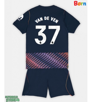 Tottenham Hotspur Micky van de Ven #37 Replika Babytøj Udebanesæt Børn 2026-27 Kortærmet (+ Korte bukser)